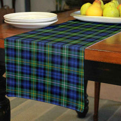 Campbell Argyll Ancient Tartan Table Runner - Cotton table runner