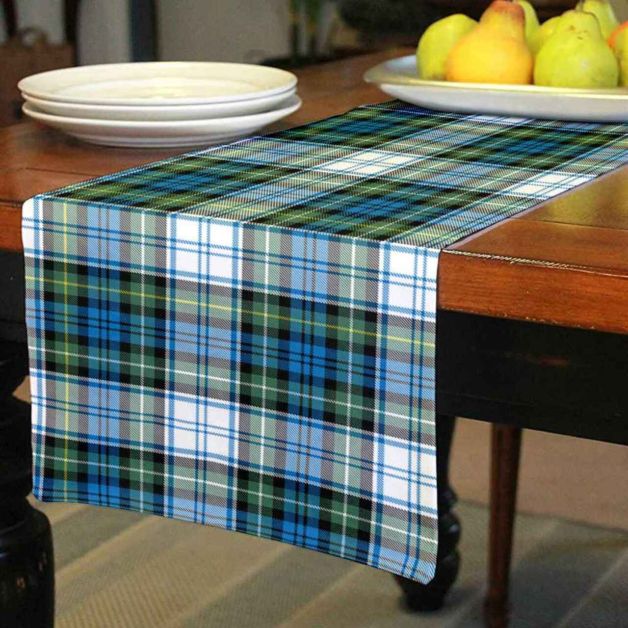 Campbell Dress Ancient Tartan Table Runner - Cotton table runner