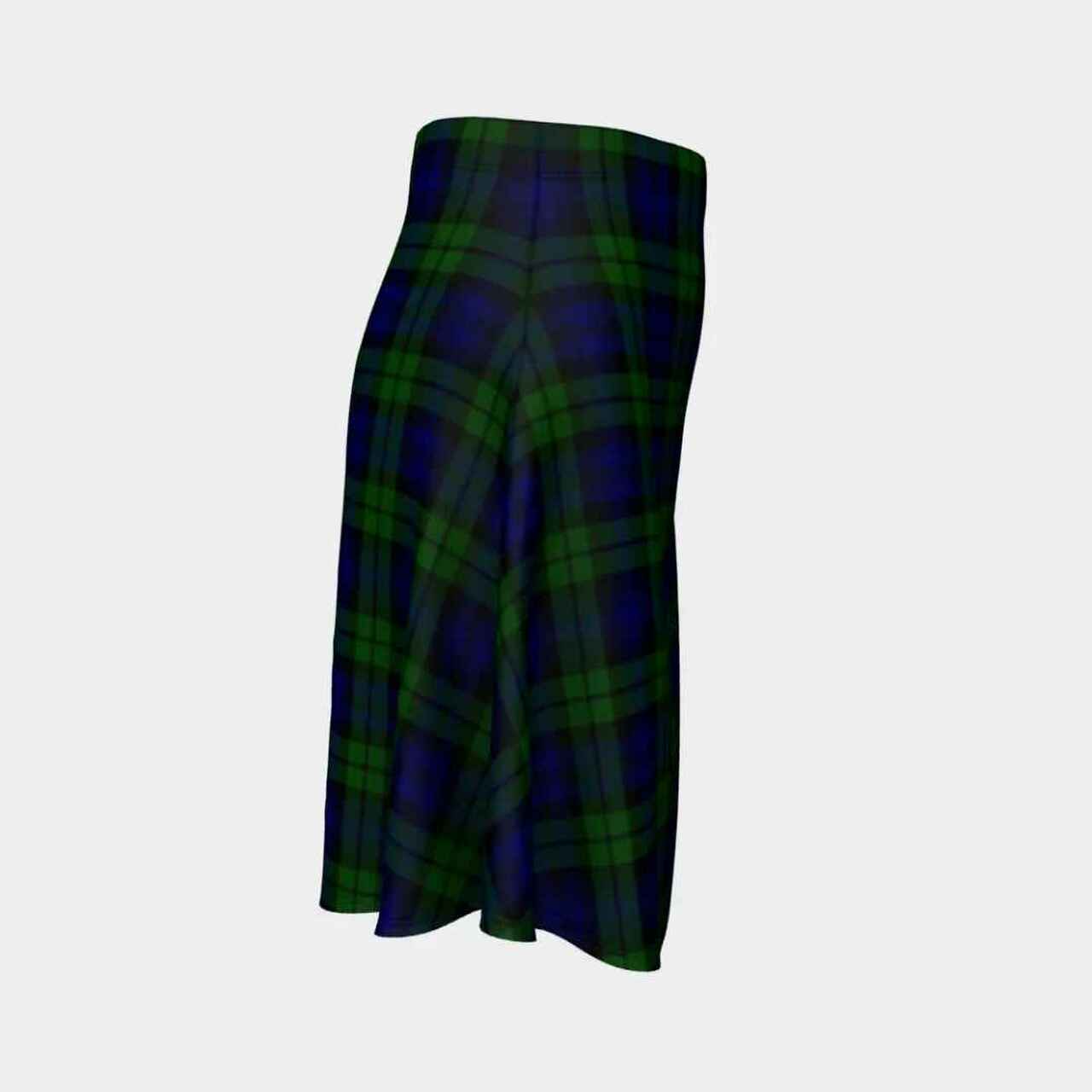 Campbell Modern Tartan Flared Skirt