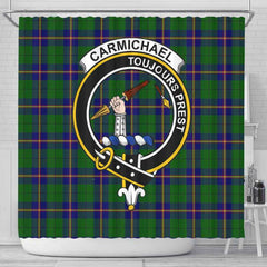 Carmichael Tartan Crest Shower Curtain