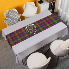 Carnegie Tartan Crest Table Runner - Cotton table runner