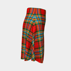 Chattan Tartan Flared Skirt