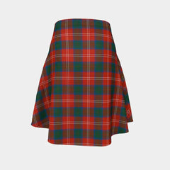 Chisholm Ancient Tartan Flared Skirt