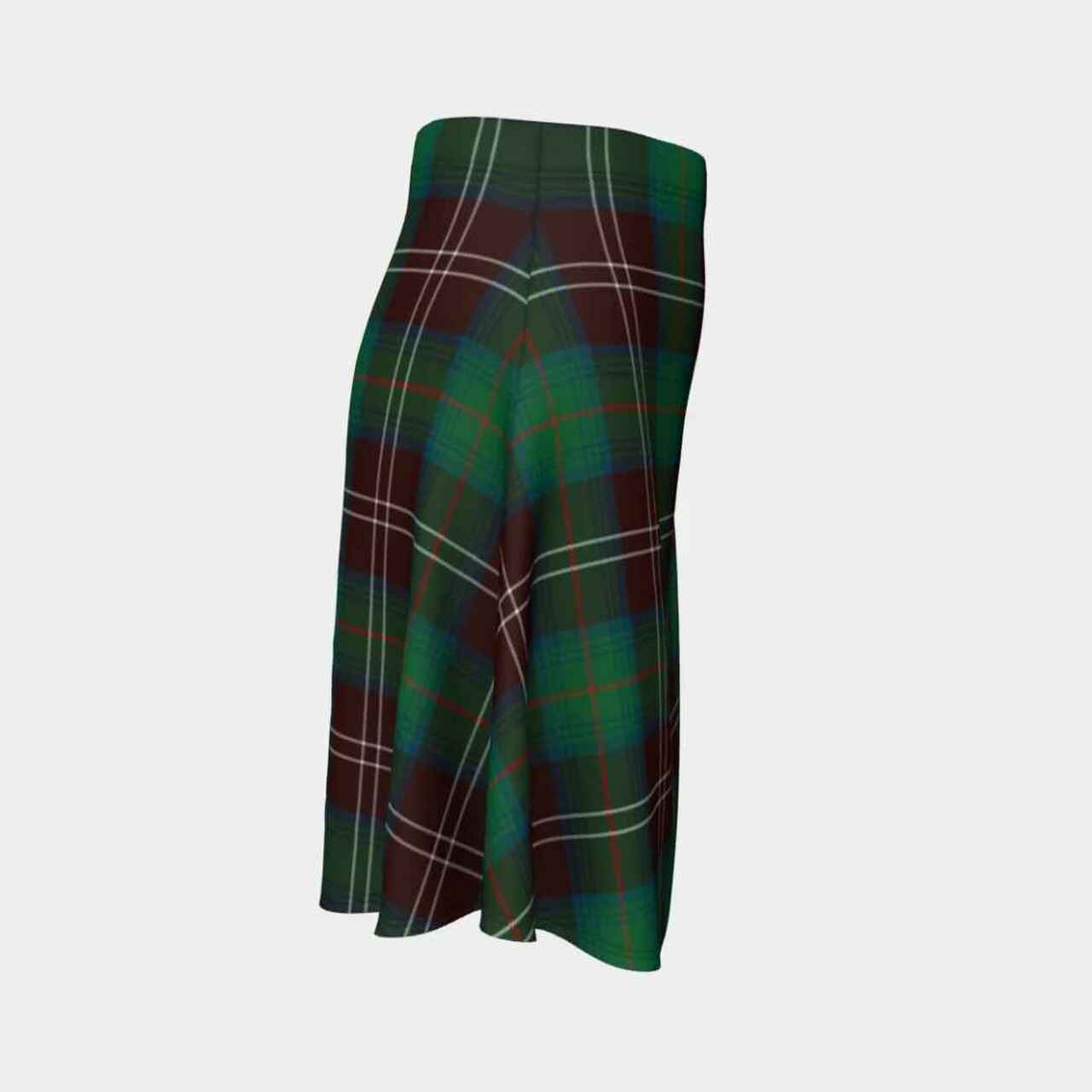 Chisholm Hunting Ancient Tartan Flared Skirt