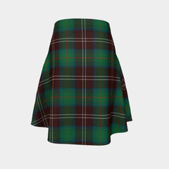 Chisholm Hunting Ancient Tartan Flared Skirt