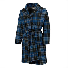 Clergy Blue Tartan Bathrobe