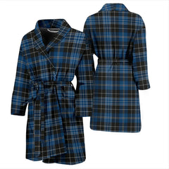 Clergy Blue Tartan Bathrobe