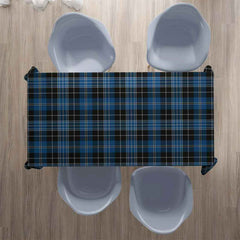 Clergy Blue Tartan Tablecloth