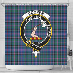 Cooper Tartan Crest Shower Curtain