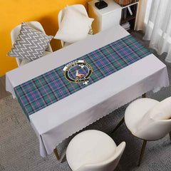 Cooper Tartan Crest Table Runner - Cotton table runner