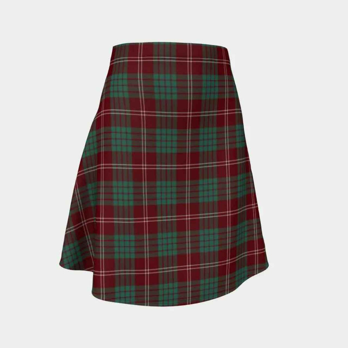 Crawford Modern Tartan Flared Skirt