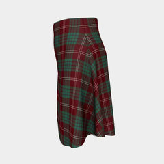 Crawford Modern Tartan Flared Skirt