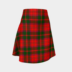 Crief District Tartan Flared Skirt