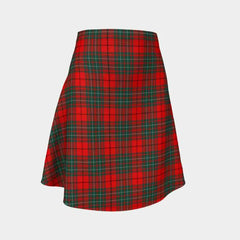 Cumming Modern Tartan Flared Skirt