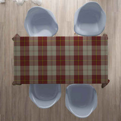 Cunningham Burgundy Dancers Tartan Tablecloth