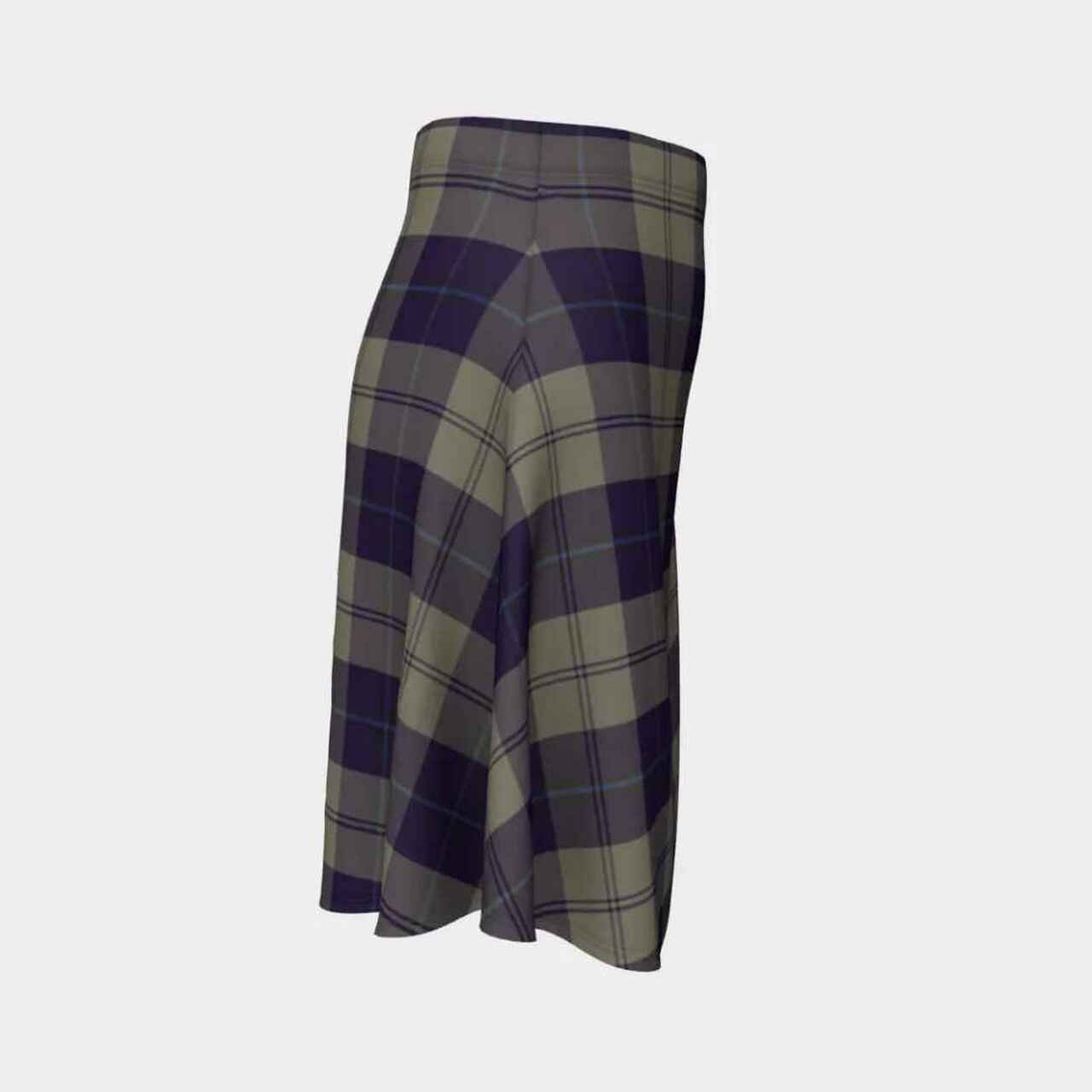 Cunningham Dress Blue Dancers Tartan Flared Skirt