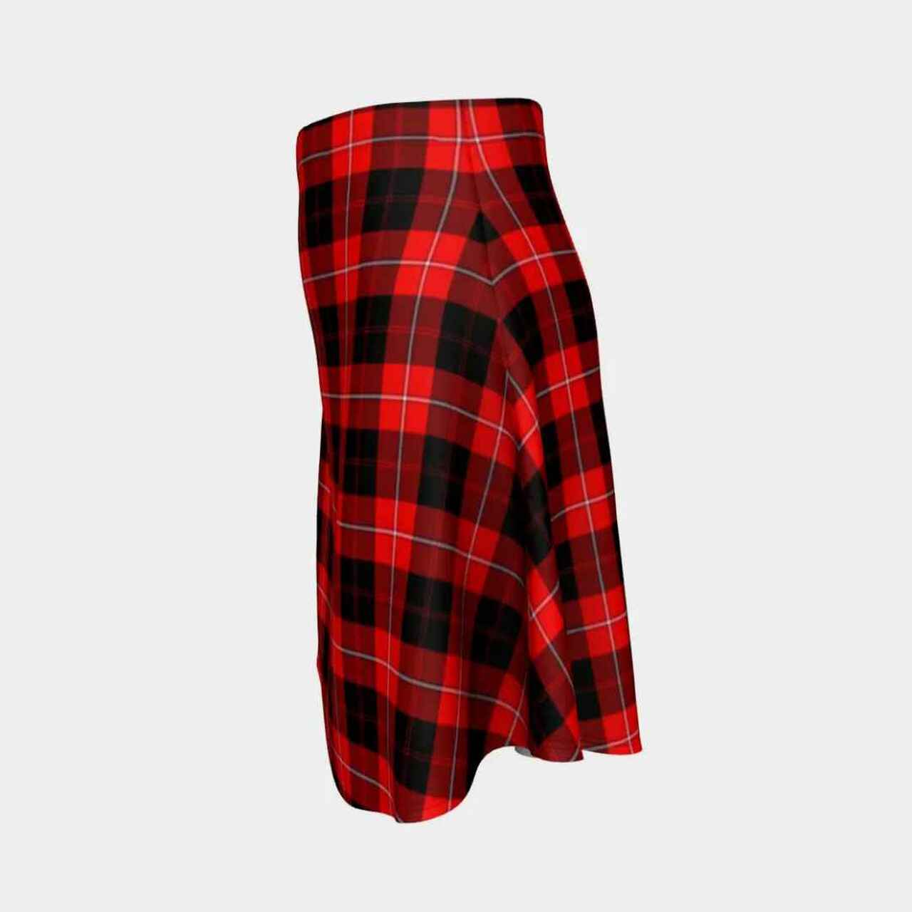 Cunningham Modern Tartan Flared Skirt