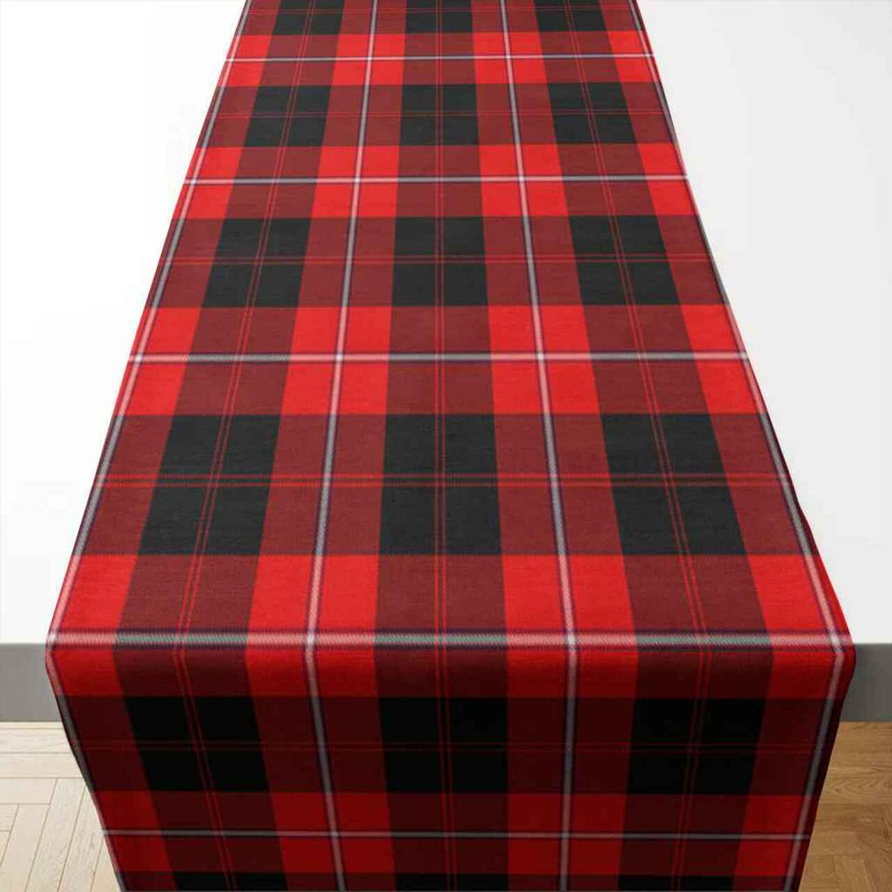 Cunningham Modern Tartan Table Runner - Cotton table runner