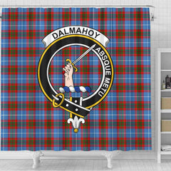 Dalmahoy Tartan Crest Shower Curtain