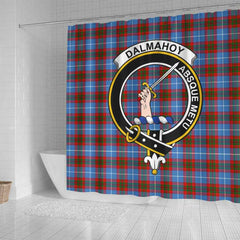 Dalmahoy Tartan Crest Shower Curtain