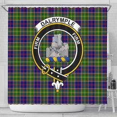 Dalrymple Tartan Crest Shower Curtain