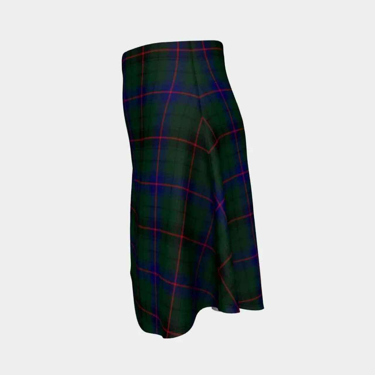 Davidson Modern Tartan Flared Skirt