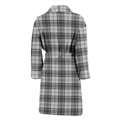 Douglas Grey Modern Tartan Bathrobe