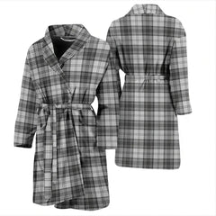 Douglas Grey Modern Tartan Bathrobe