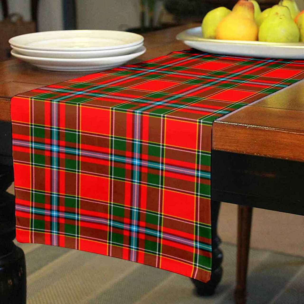 Drummond of Perth Tartan Table Runner - Cotton table runner