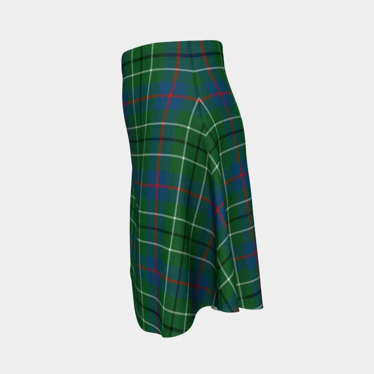 Duncan Ancient Tartan Flared Skirt