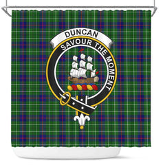 Duncan Tartan Crest Shower Curtain