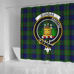 Dundas Tartan Crest Shower Curtain