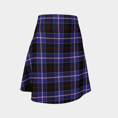 Dunlop Modern Tartan Flared Skirt