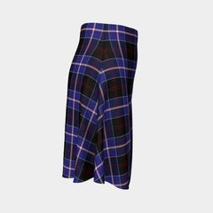 Dunlop Modern Tartan Flared Skirt