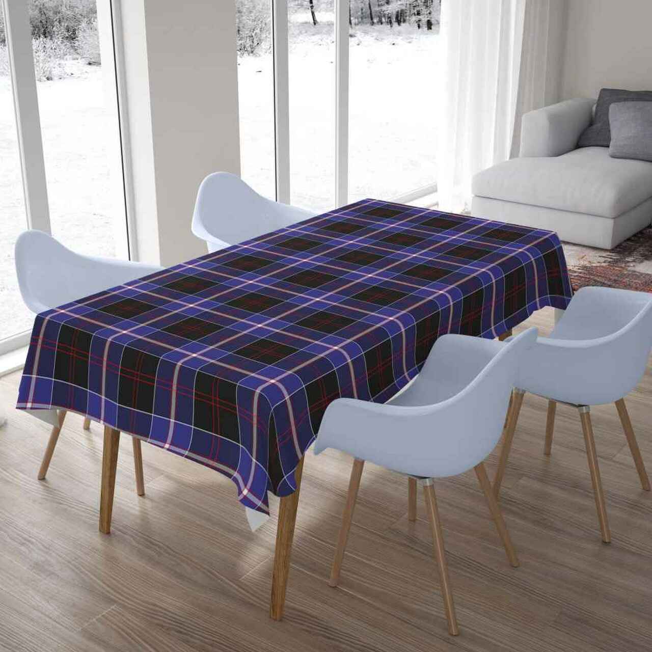 Dunlop Modern Tartan Tablecloth