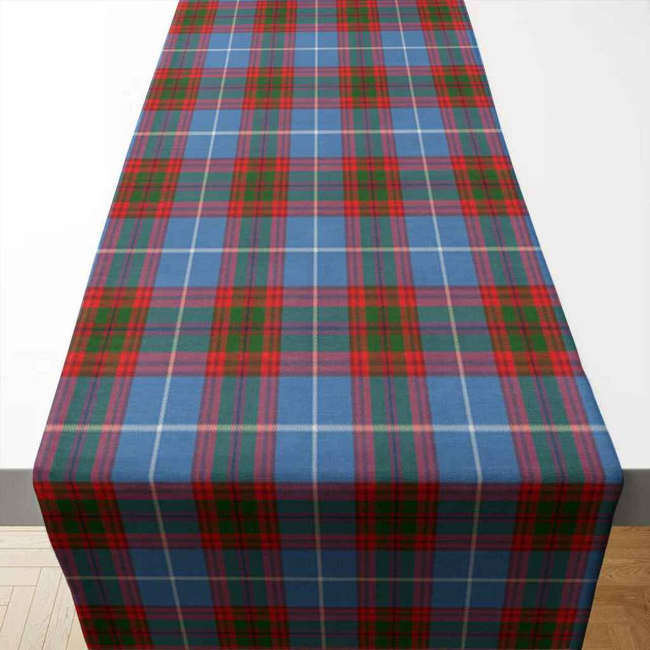 Edinburgh District Tartan Table Runner - Cotton table runner