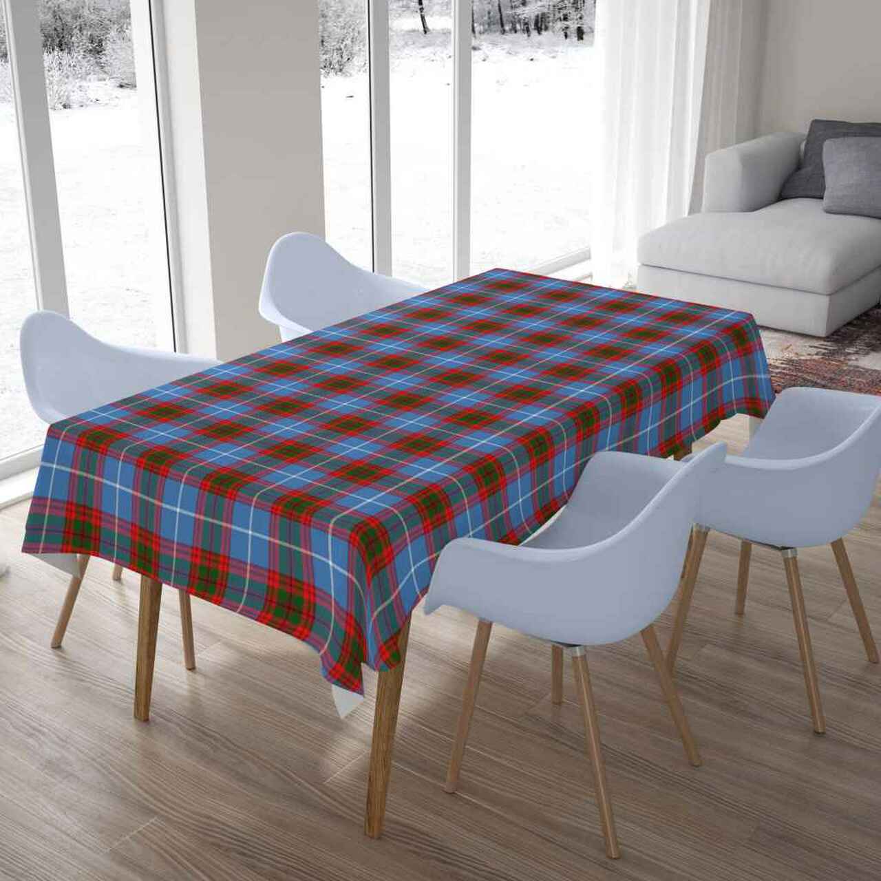 Edinburgh District Tartan Tablecloth