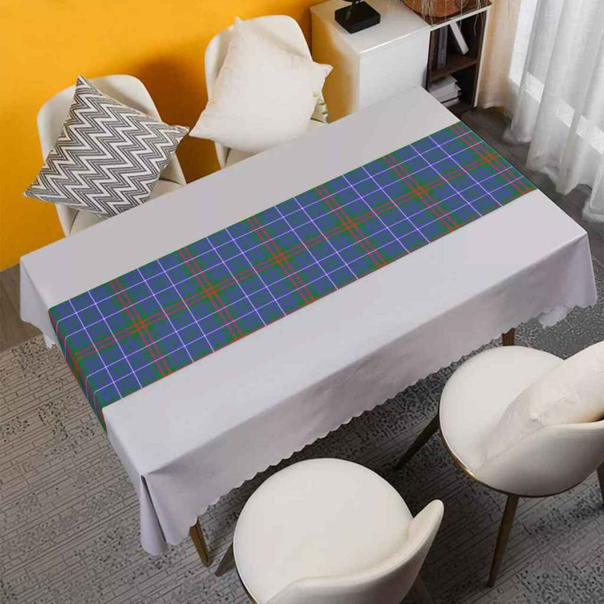 Edmonstone Tartan Table Runner - Cotton table runner