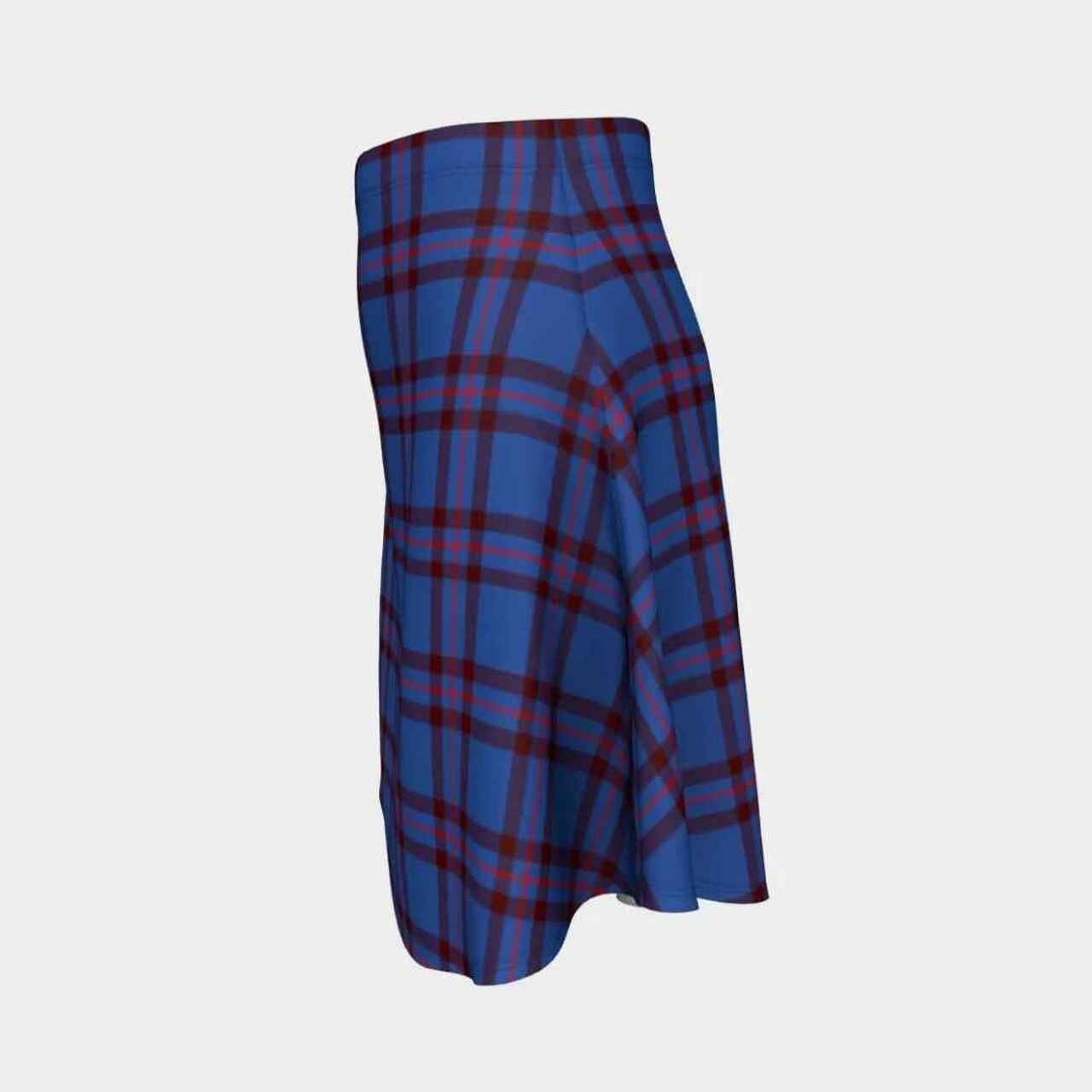 Elliot Modern Tartan Flared Skirt