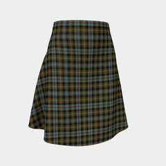 Farquharson Weathered Tartan Flared Skirt