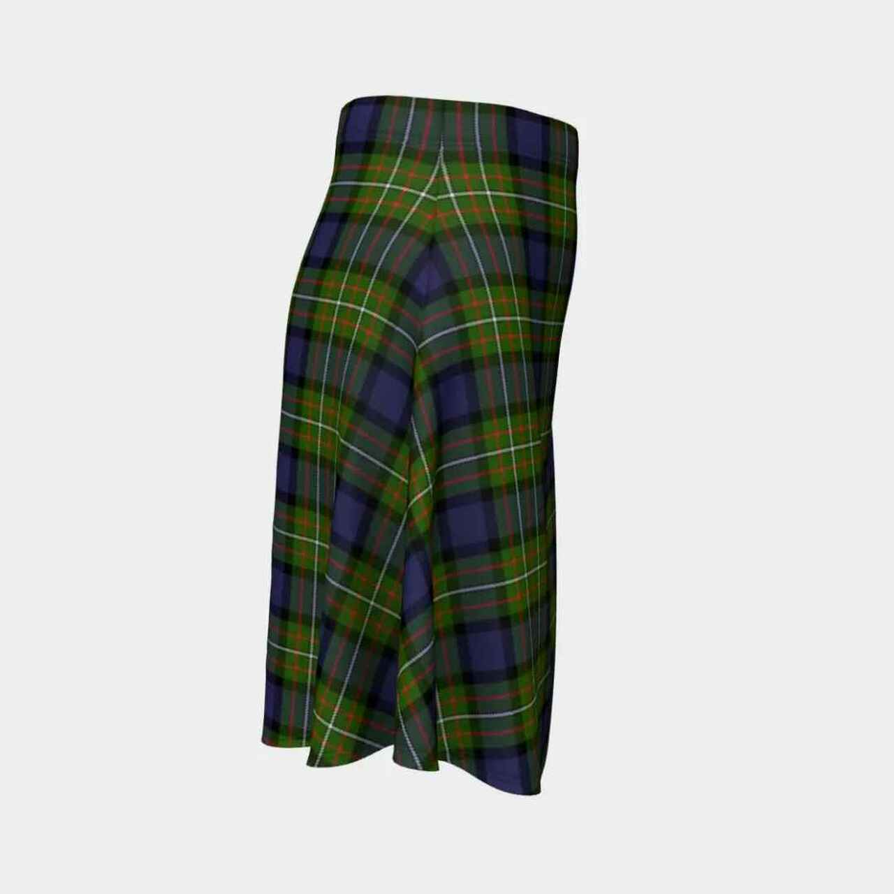 Fergusson Modern Tartan Flared Skirt