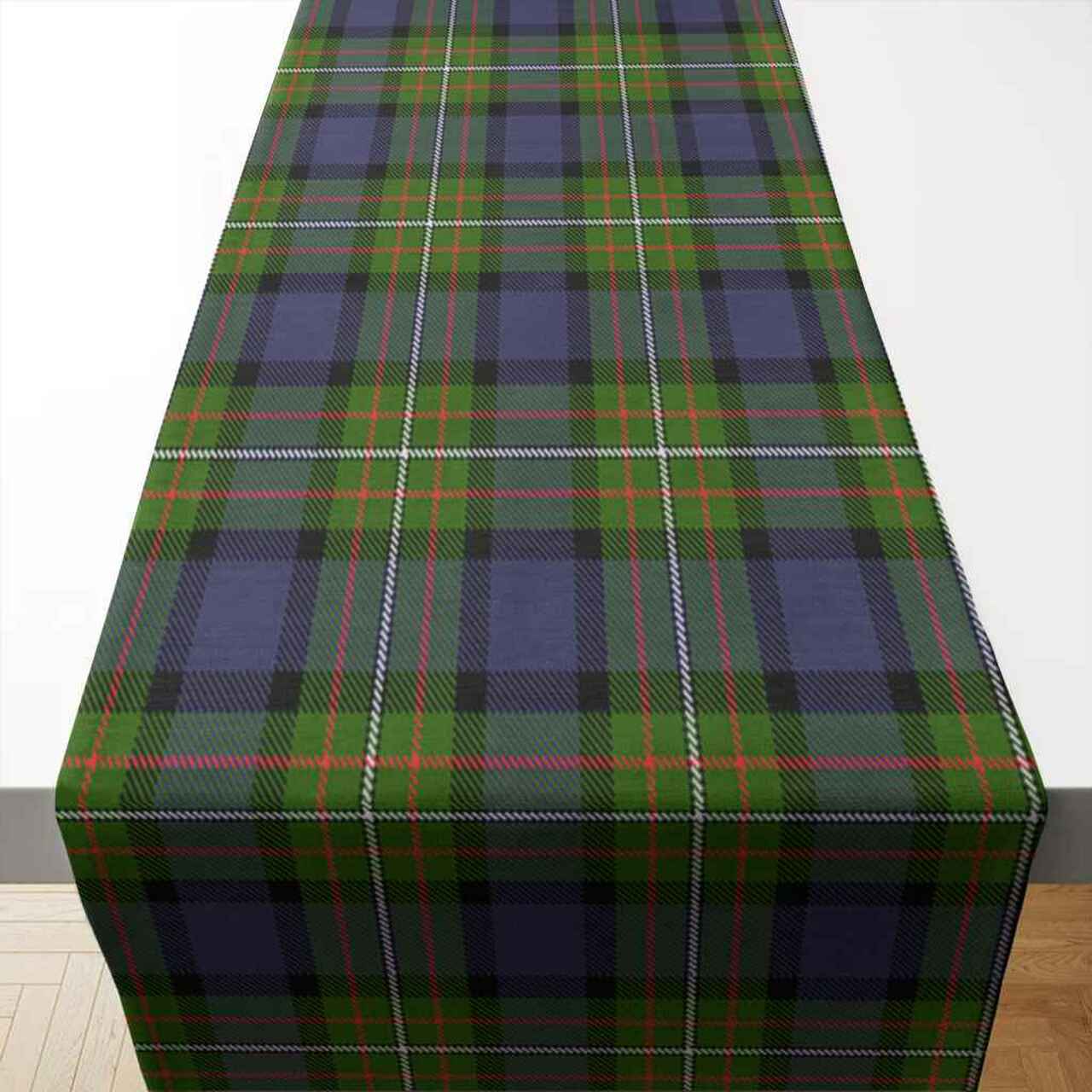 Fergusson Modern Tartan Table Runner - Cotton table runner