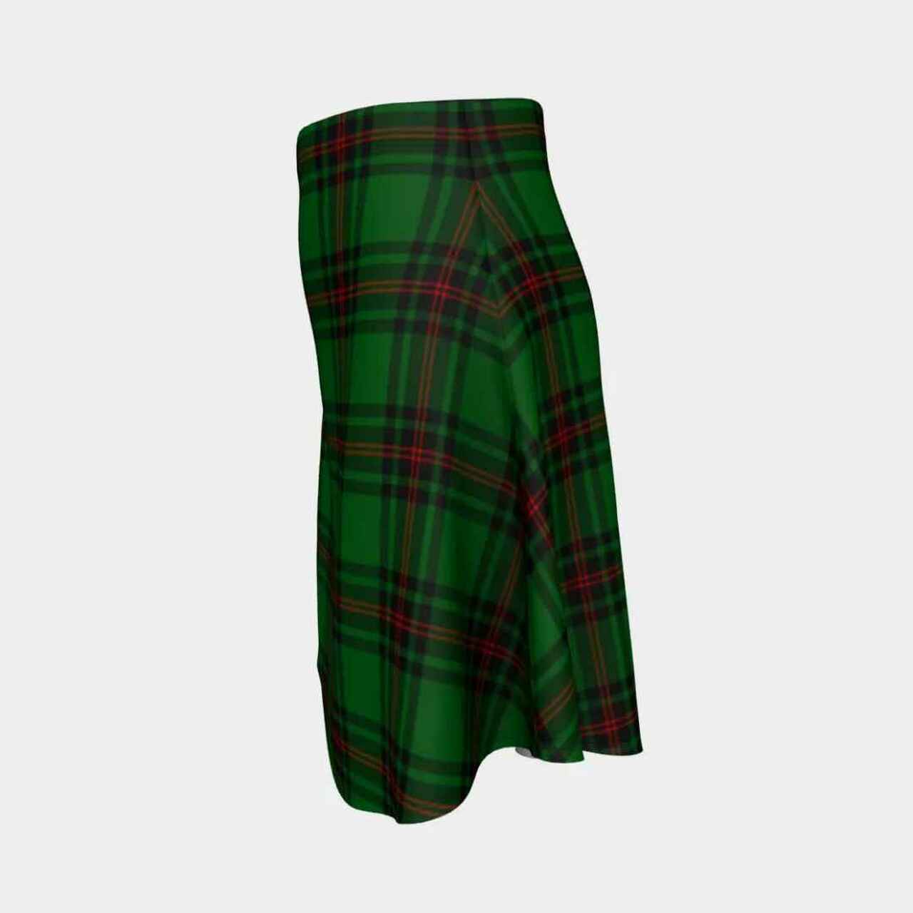 Fife District Tartan Flared Skirt