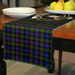 Fleming Tartan Crest Table Runner - Cotton table runner