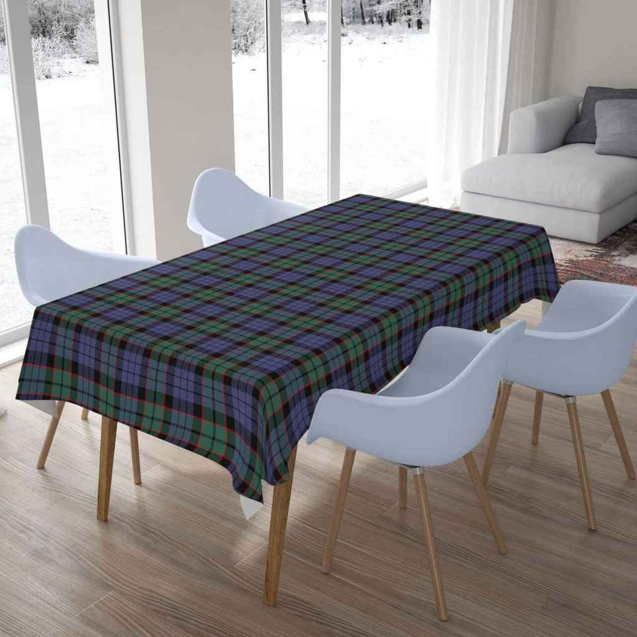 Fletcher Modern Tartan Tablecloth