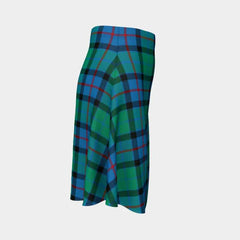 Flower Of Scotland Tartan Flared Skirt