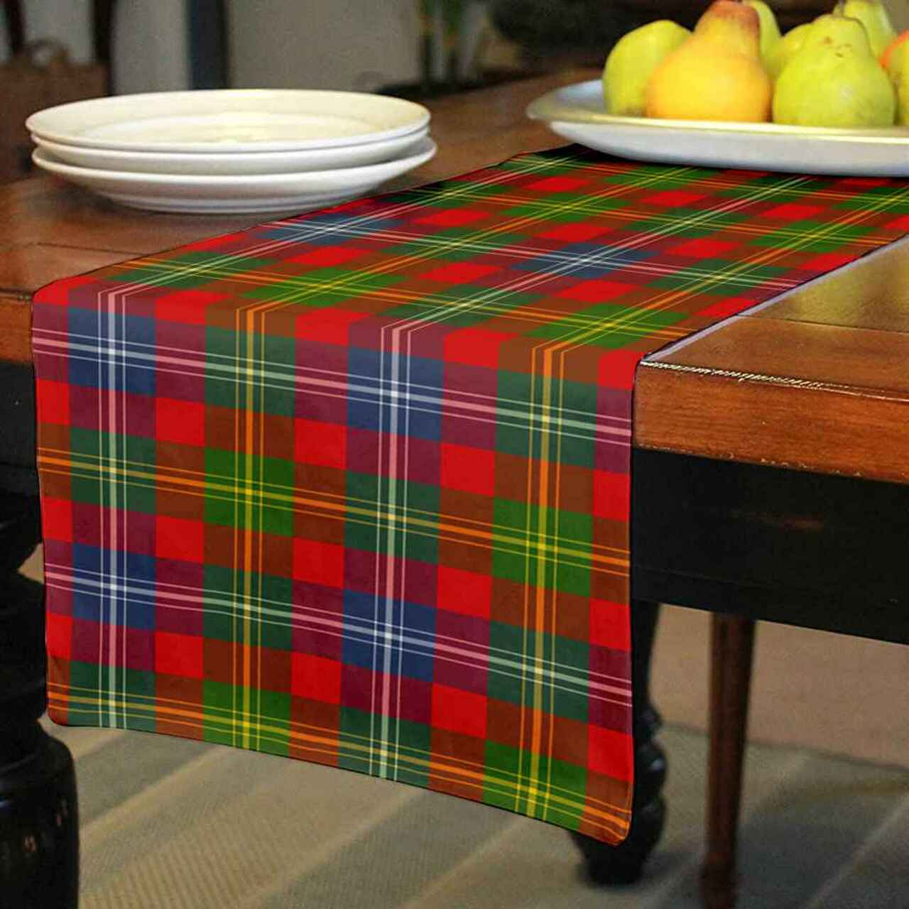 Forrester Tartan Table Runner - Cotton table runner