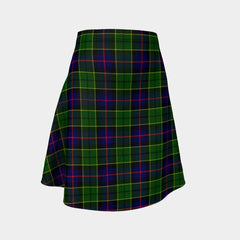 Forsyth Modern Tartan Flared Skirt