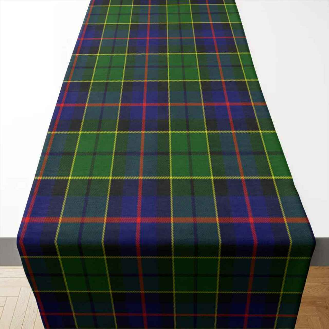 Forsyth Modern Tartan Table Runner - Cotton table runner