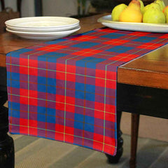 Galloway Red Tartan Table Runner - Cotton table runner